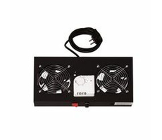 Digitus 19&quot; vetracia jednotka, 1U, 2 ventilátory, čierna