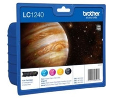 Brother LC-1240 originálny cartridge / MFC-J6510DW / 1x 1.200 + 3x 600 strán / MultiPack
