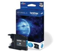 Brother LC-1280XLC originálny cartridge / MFC-J6510DW, MFC-J6710DW / 1.200 strán / Modrá