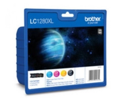 Brother LC1280XLVALBP / black, magenta, žltá, cyan / 1x2400 strán + 3x1200 strán / originálne atramenty
