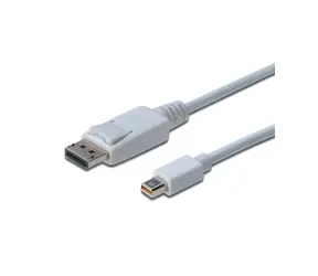 Digitus DisplayPort pripojovací kábel, mini DP/M - DP/M 2.0m