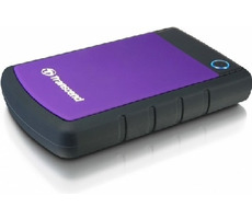 Transcend StoreJet 25H3P 1TB / 5400ot. / 2.5&quot; / USB 3.0 / Fialový / Externý