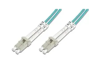 Digitus Fiber Optic Patch, LC to LC, Multimode 50/125µ, Duplex, Class OM3, 5m
