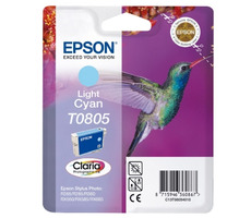Epson T0805 originálny cartridge / 7.4 ml / Svetlo modrá