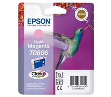 Epson T0806 originálny cartridge / 7.4 ml / Svetlopurpurová