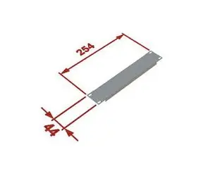 Triton Zaslepovací panel 1U pre 10" rozvádzač (RAX-ZP-X01-C1)