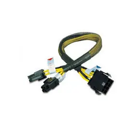 Akasa kábel redukcia napájania 8Pin(M) to 8Pin/2x4Pin(F) 30cm