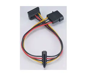AKASA Redukcia AK-CBPW01-30 4pin Molex na 2x 15pin SATA Power 30 cm