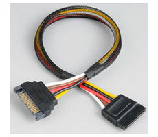 AKASA kábel SATA napájací predlžovací 30cm