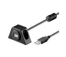 Wiretek Kábel USB2.0 AA 2m predlžovací na priskrutkovanie (AM/AF)
