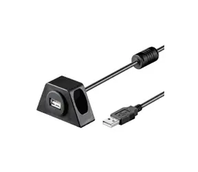 Wiretek Kábel USB2.0 AA 2m predlžovací na priskrutkovanie (AM/AF)