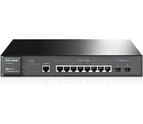 TP-LINK TL-SG3210 / Switch / 20 Gbps / 8x GLAN / 2x Gigabit SFP / 1x konzola