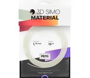 3DSimo Filament PETG PLA - biela 15m