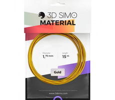 3DSimo Filament REAL GOLD - zlatá 15m