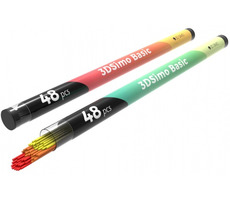 3DSimo Basic Filament PCL1 (žltá &amp; oranžová &amp; červená)