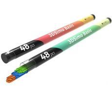 3DSimo Basic Filament PCL3 (zelená &amp; modrá &amp; hnedá)