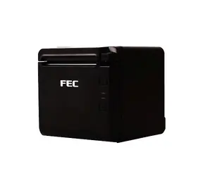 FEC TP-100 čierna / pokladničná / 83mm / Termotlačiareň / 203dpi / USB / RS232 / LAN