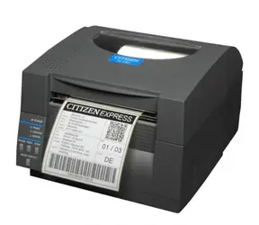 Citizen CL-S521II / Stolová tlačiareň štítkov / DT / 203dpi / RS-232 / USB / max. šírka média 108mm / čierna