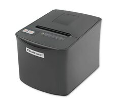 Qoltec 50256 Tlačiareň účteniek čierna / pokladničná / termotlačiareň / 250 mm za s / USB / LAN