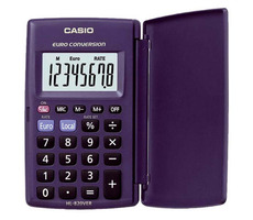 Casio HL 820 VER modrá / vrecková kalkulačka / osemmiestna