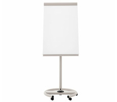 Magnetoplan Junior Plus Mobil Flipchart tabuľa magnetická / 68×97 cm / Výklopné ramená / kolieska