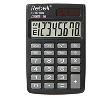 REBELL SHC108 kalkulačka čierna