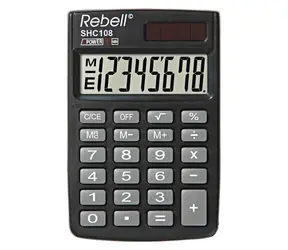 REBELL SHC108 kalkulačka čierna
