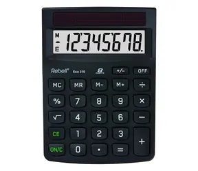 REBELL Eco 310 kalkulačka čierna