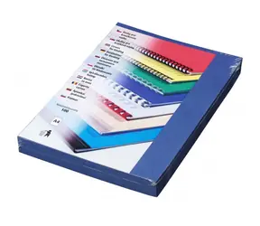 EuroSupplies DELTA Kartónové dosky A4 tmavo modrá 100 ks