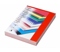 EuroSupplies CHROMO Kartónové dosky A4 červená 100 ks