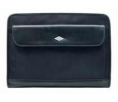 WEDO Spisovka A4 zips kombinácia kože a tkanina