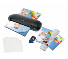 Olympia A 230 Plus 4v1 set / laminátor A 230 / rezačka Olympia EZ 60 / zaobľovač rohov a laminovacie vrecká.