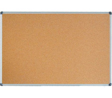 CLASSIC Korková tabuľa 90x180 cm / ALU rám