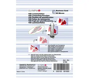 Olympia Business Cards Laminovacia fólia 80mic / 100ks