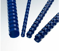 Eurosupplies Plastové chrbty 22mm modrá / pre 151-180 listov - 80 g papiera / 50 ks