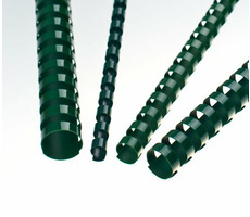 Eurosupplies Plastové chrbty 22mm zelená / pre 151–180 listov - 80 g papiera / 50 ks