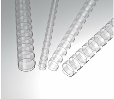 EuroSupplies Plastové chrbty 28.5mm číra / pre 211–245 listov - 80 g papiera / 50 ks