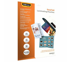 Fellowes Laminovacia fólia A3 80 mic lesklé ľahké zloženie (25ks)
