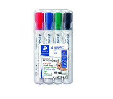 Staedtler Lumocolor 351 / popisovače na bielu tabuľu / 2 mm / sada 4 farieb