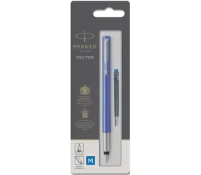 PARKER Vector Standard Blue hrot M / plniace pero / farba náplne: modrá