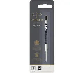 PARKER Quink Gél čierna hrot M 1ks