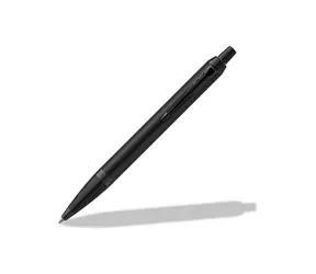 PARKER IM Achromatic Black BT hrot M / guličkové pero / farba náplne: modrá
