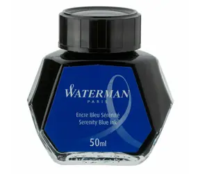 WATERMAN Inks 50ml modrá / fľaštičkový atrament / do plniacich pier WATERMAN