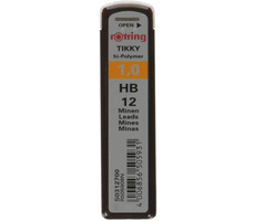 Rotring Tuhy 1.0mm - HB 12 ks / Tuhy do mikroceruzky