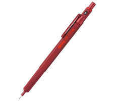 Rotring 600 0.5 mm červená / Mikrotužka / Celokovové / šesťboké