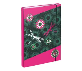 BAAGL Dosky na školské zošity A4 Kvety