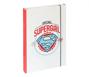 Presco Group Dosky na školské zošity A4 Supergirl / 23x32x3 cm
