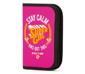Presco Group Školský peračník Supergirl - STAY CALM