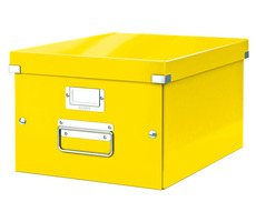 Leitz Click&amp;Store Univerzálna krabica veľkosť M (A4) žltá