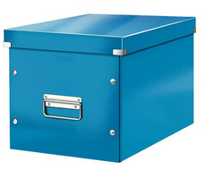 Leitz Click&Store Štvorcová krabica veľkosť L (A4) modrá